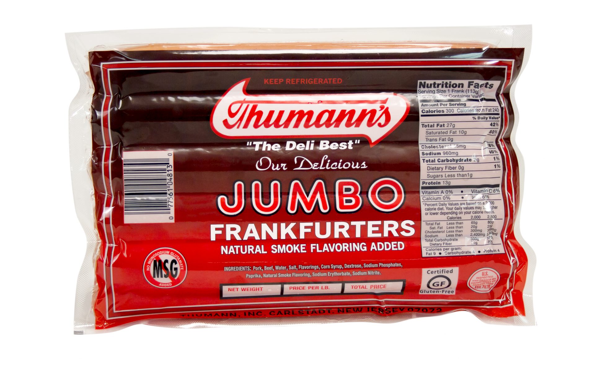 4-1 FRANKS 1LB. JUMBO