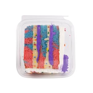 Carnival Layer Sliced Cake