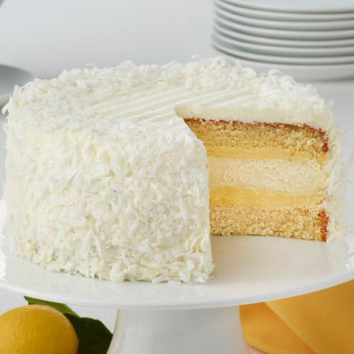 Skyscraper Lemon Coconut Layer