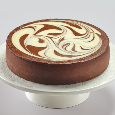 Chocolate Swirl Cheesecake (Cut 14)